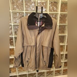 Vintage Viking Bomber Golf Jacket Mens XXL Beige Vented Rain Jacket Canada